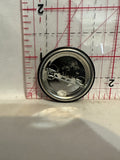Wolf howling and the full moon Button Pinback