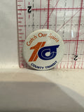 Catch Our Spirit County Transit Button Pinback