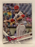 #71 Matt Shoemaker Los Angeles Angels 2017 Topps Series One Baseball Card