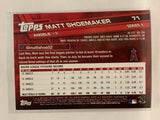 #71 Matt Shoemaker Los Angeles Angels 2017 Topps Series One Baseball Card