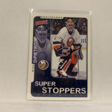 #218 Rick Dipietro New York Islanders  Super Stoppers Checklist 2001-02 UD Victory Hockey  Card A1X