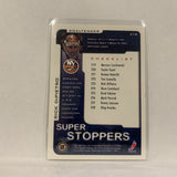 #218 Rick Dipietro New York Islanders  Super Stoppers Checklist 2001-02 UD Victory Hockey  Card A1X