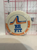 Alberta Recreation and Parks Alberta Fitness Be Fit Button Pinback