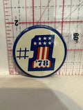 #1 '78 USA Flag Button Pinback
