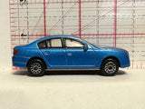 Blue Sedan Racer Unbranded Diecast Car