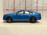 Blue Sedan Racer Unbranded Diecast Car