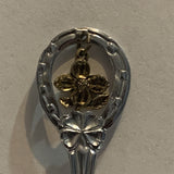 Rimby Alberta Wild Rose Canada collectable Souvenir Spoon PA