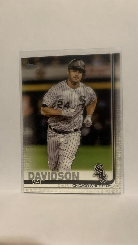 #188 Matt Davidson Chicago White Sox 2019 Topps Series 1 Baseball Card