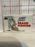 AARP Fraud Fighter Medicare Statement Button Pinback