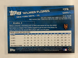 #172 Wilmer Flores New York Mets 2017 Topps Series One Baseball Card