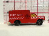 Red Fire Dept Truck Unbranded Diecast Car