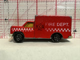Red Fire Dept Truck Unbranded Diecast Car