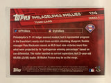 #174 Team Card Philadelphia Phillies 2017 Topps Series One Baseball Card