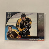 #10 Jason Allison Boston Bruins   1999-00 Omega Hockey  Card A1X