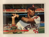 #35 Wayne Kirby Cleveland Indians 1993 Topps Stadium Club Baseball Card