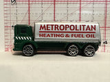 Green Metropolitan Heating & Fuel Oil Gas Tanker Maisto Diecast Car