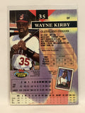 #35 Wayne Kirby Cleveland Indians 1993 Topps Stadium Club Baseball Card