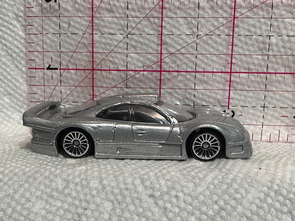Silver Mercedes CLK-GTR Street Version Maisto Diecast Car