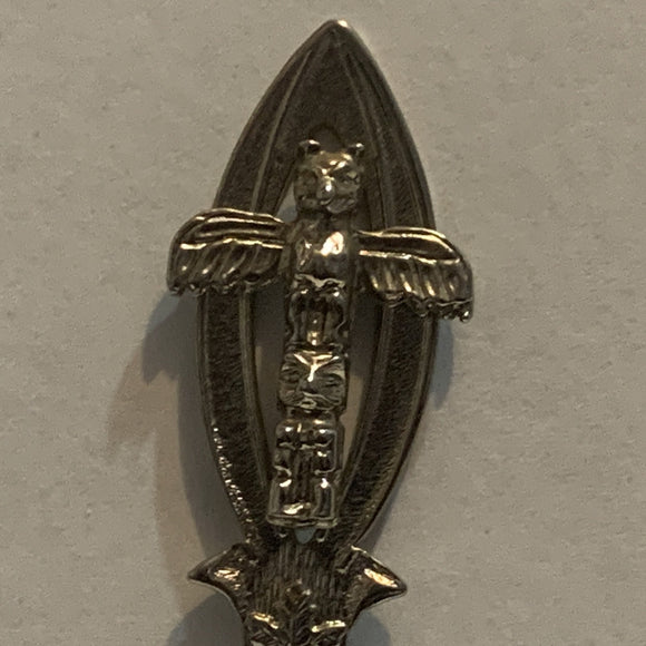 Richmond BC Totem Pole Canada collectable Souvenir Spoon PA