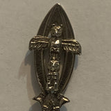 Richmond BC Totem Pole Canada collectable Souvenir Spoon PA