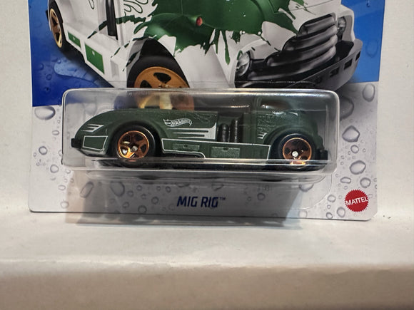 Green Mig Rig Color Shifters GKC21-LA14 2022 Hot Wheels Diecast Car