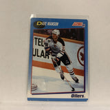#624 Dave Manson Edmonton Oilers   1991-92 Score Hockey  Card A1Y