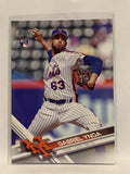 #79 Gabriel Ynoa Rookie New York Mets 2017 Topps Series One Baseball Card