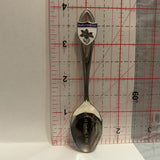 Meadow Lake Saskatchewan Prairie Lily Flower Canada collectable Souvenir Spoon PB
