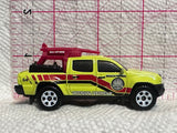 Yellow Beach Patrol Toyota Tacoma BDV65 Matchbox Diecast Car