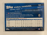 #83 Anibal Sanchez Detroit Tigers 2017 Topps Series One Baseball Card