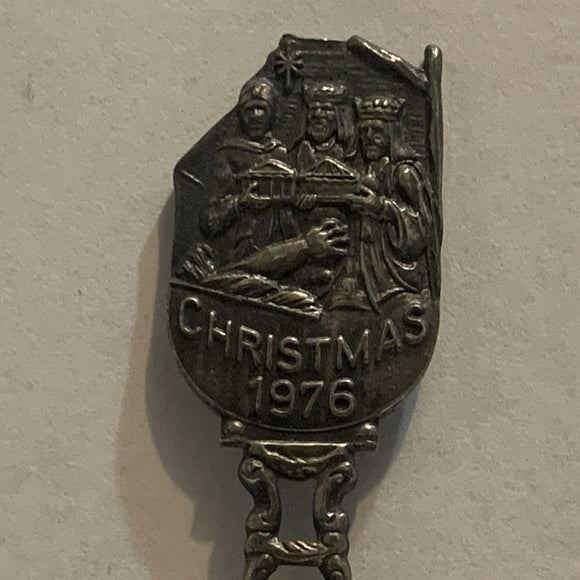 Christmas 1976 Three Wise men Candle collectable Souvenir Spoon PB