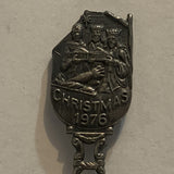 Christmas 1976 Three Wise men Candle collectable Souvenir Spoon PB