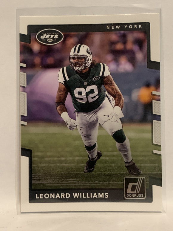 #50 Leonard Williams New York Jets 2017 Donruss Football Card