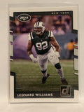#50 Leonard Williams New York Jets 2017 Donruss Football Card
