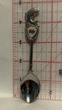 Columbia Icefields Alberta Wild Rose Fish Union Japan  Souvenir Spoon