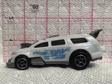 White Cyborg Mitro Tailgate 2018 Mcdonalds Hot Wheels Diecast Car