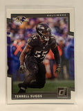 #43 Terrell Suggs Baltimore Ravens 2017 Donruss Football Card