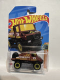 Brown Heavy Rescue Service Mercedes-Benz Unimog 1300 HW Haulers 4/5 61/250 HKH26-M7C5 2021 Hot Wheels Diecast Car