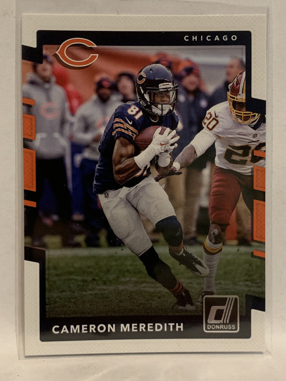 #3 Cameron Meredith Chicago Bears 2017 Donruss Football Card
