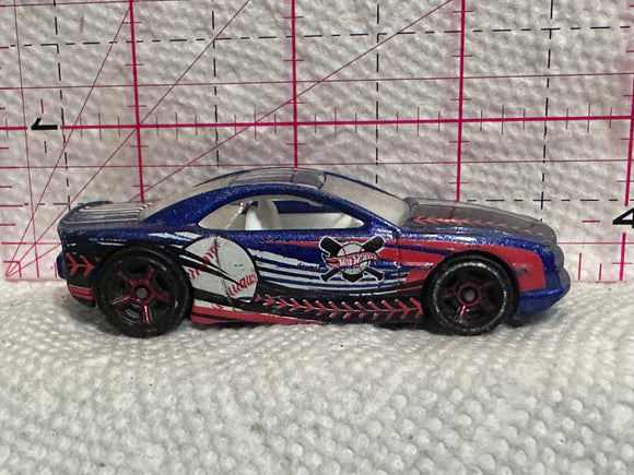 Blue Baseball Muscle Tone 2000 Hot Wheels Diecast Car