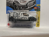 White Hot Wheels Ford Transit Connect HW Art Cars 6/10 64/250 HKH50 2021 Hot Wheels Diecast Car