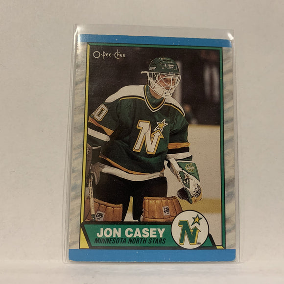 #48 Jon Casey Minnesota North Stars   1989-90 O-Pee-Chee Hockey  Card A1Y