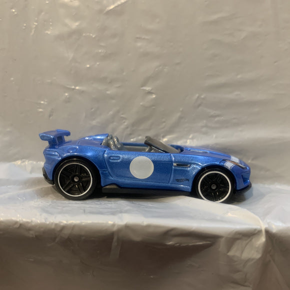 Blue'15 Jaguar F-Type Project 7 Hot Wheels Loose Diecast Car 1/64 HI