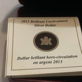 2013 Brilliant Uncirculated Silver Dollar 12056/20000