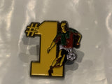 #1 Soccer Player Lapel Hat Pin CQ