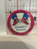 Fitness Canada Fitweek May 1990 Button Pinback