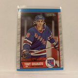 #161 Tony Granato New York Rangers   1989-90 O-Pee-Chee Hockey  Card A1Y