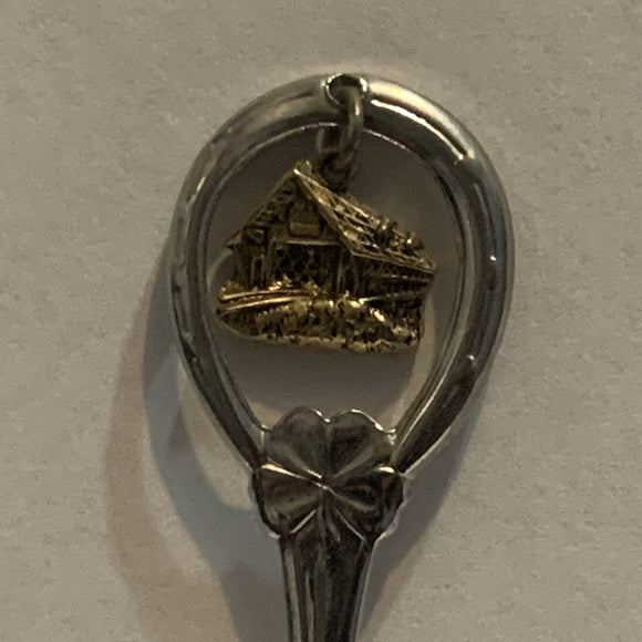 Indiana Covered Bridge collectable Souvenir Spoon PB