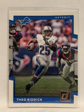 #41 Theo Riddick Detroit Tigers 2017 Donruss Football Card