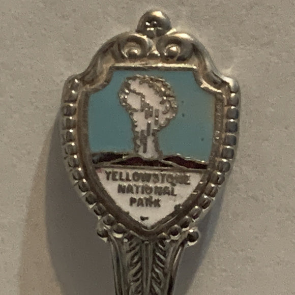 Yellowstone National Park Geyser collectable Souvenir Spoon PB